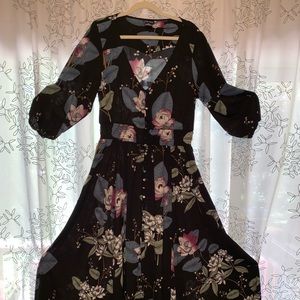 City Chic Floral Maxi Dress